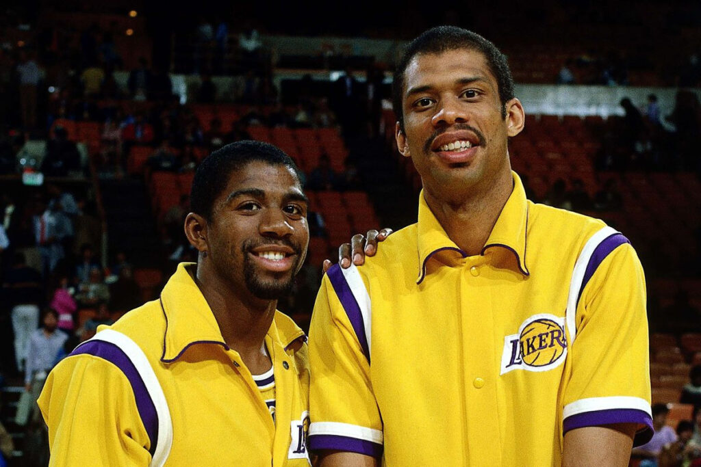 magic johnson teammates